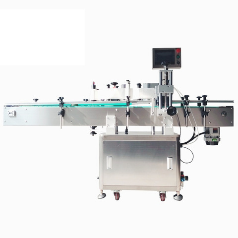 Automatisk varm smeltelim OPP papirmærke maskine vikle rundt type til plast kulsyreholdig drikke juice drikke drikkevand flaske etiket 