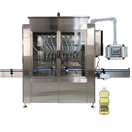 Fuld automatisk olieflaskepåfyldningsmaskine til madolie / smøremiddel / sauce 