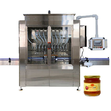 Fuldautomatisk med PLC-kontrolsauce Glasflaskevasker og fyldstof 