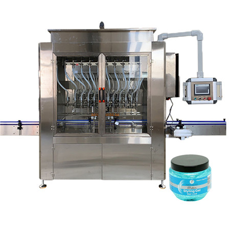 Glasflaskepåfyldnings- og etiketteringsmaskine GCP-30-24-6 fyldstof 