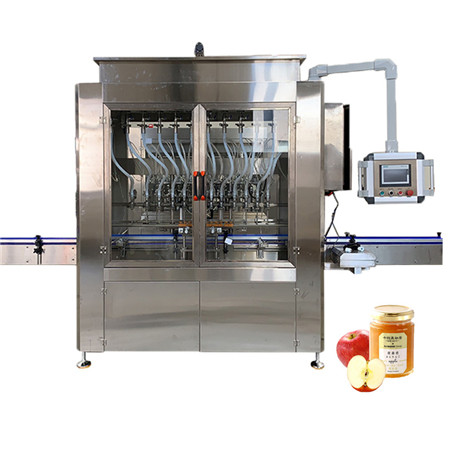 Automatisk mælkesaft tomatsauce pakning flaske fyldning forsegling afdækning mærkning maskine 