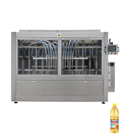 Automatisk PLC-styret servostempelstype Flydende flaskeoliefyldningsmaskine Påfyldningsmaskiner med ISO-certifikat til pakkemaskine 