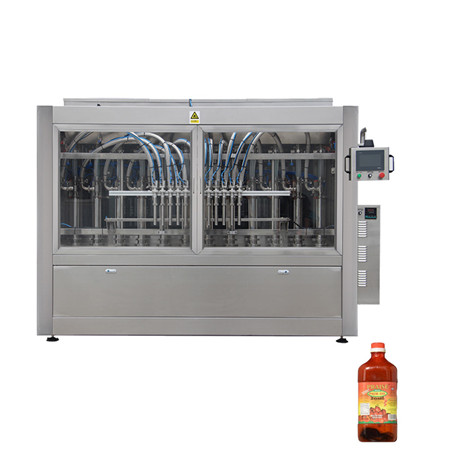 Automatisk juice produktionslinje Rent vand / Cbd madolie / sauce / honning / mælk / tomatpasta Påfyldnings- og kapningsmærkningsmaskine 