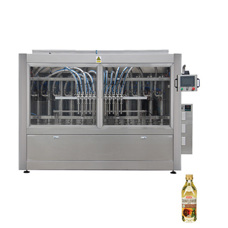 Højkvalitets automatisk lineær madlavningsolie / spiselig olie / olivenoliepåfyldningsmaskine 