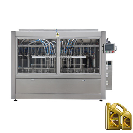 Fuldautomatisk plastflaskepasta-maskine / 4 hoveder til pastaudfyldningsmaskinen 