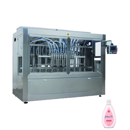 Bespacker 4 hoved automatisk vandflaske drikke mineralvand juice juice mælk olivenolie shampoo flydende fyldstof maskine 