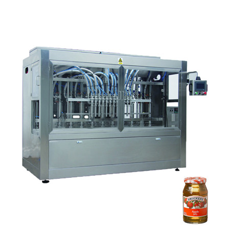 Automatisk PLC-kontrol 3 i 1 frugtjuice drikglasflaskepåfyldningsmaskine