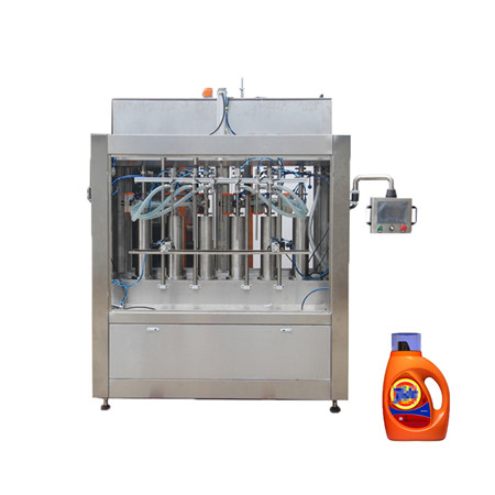 Fuldautomatisk stempel 4/6/8 multi-head flydende / ren vand aftapning påfyldning emballage maskine (AFLS-840/860/880) 