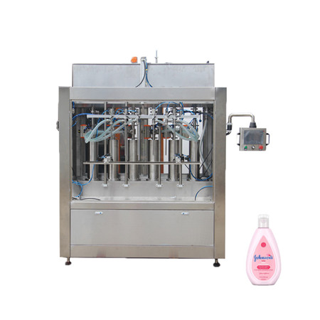 Automatisk multi-påfyldningshoveder Detergent Smøreolie Flydende flaskepåfyldningsmaskine 